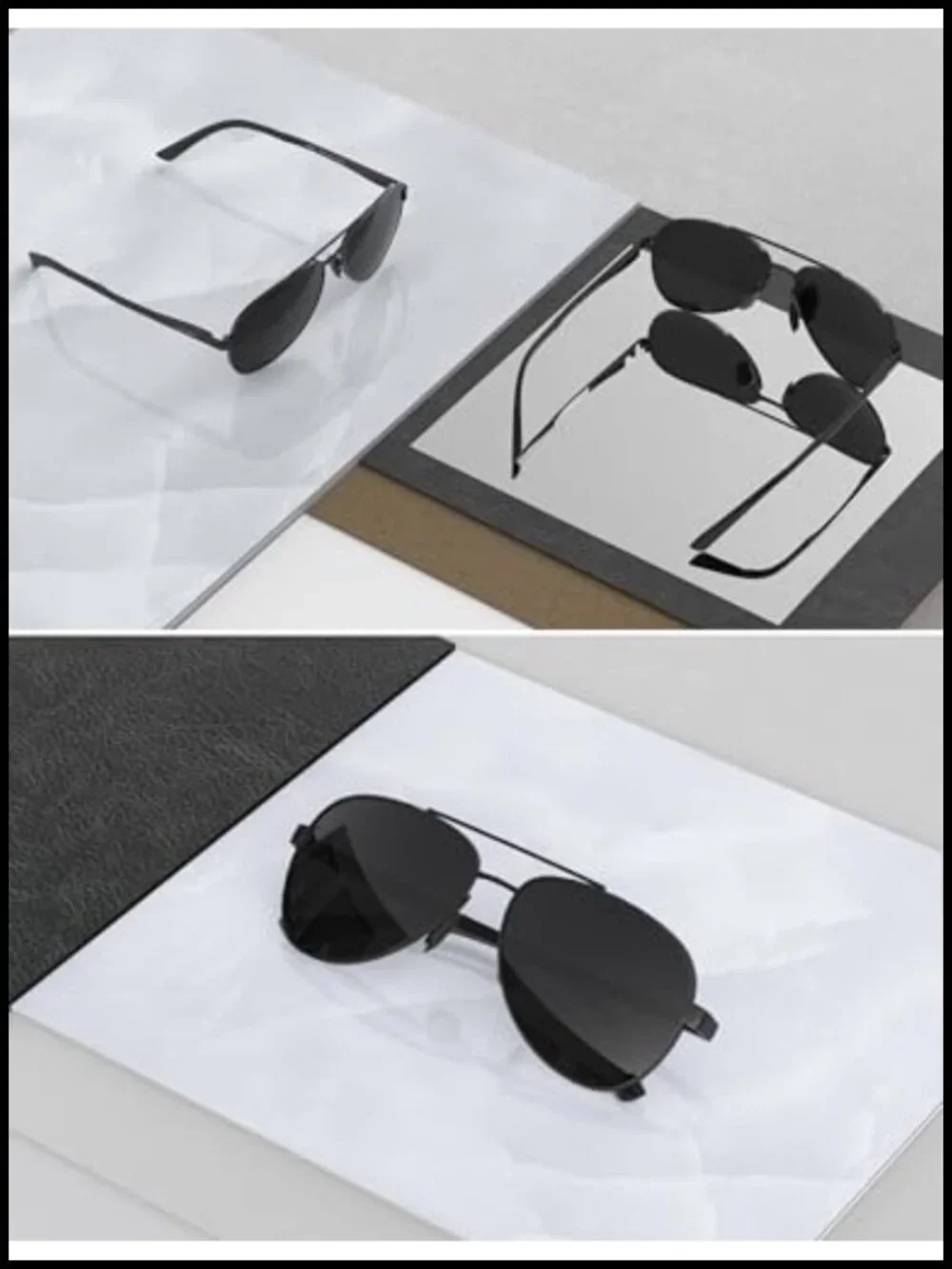 Polarized Aviator Sunglasses UV400 Protection Driving Outdoor